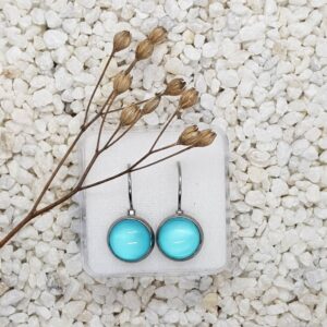 Bleděmodré náušnice