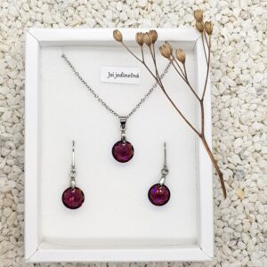 Souprava kruhy fialová