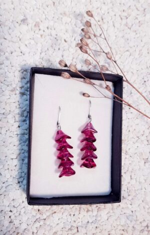 Náušnice fialové zvonky