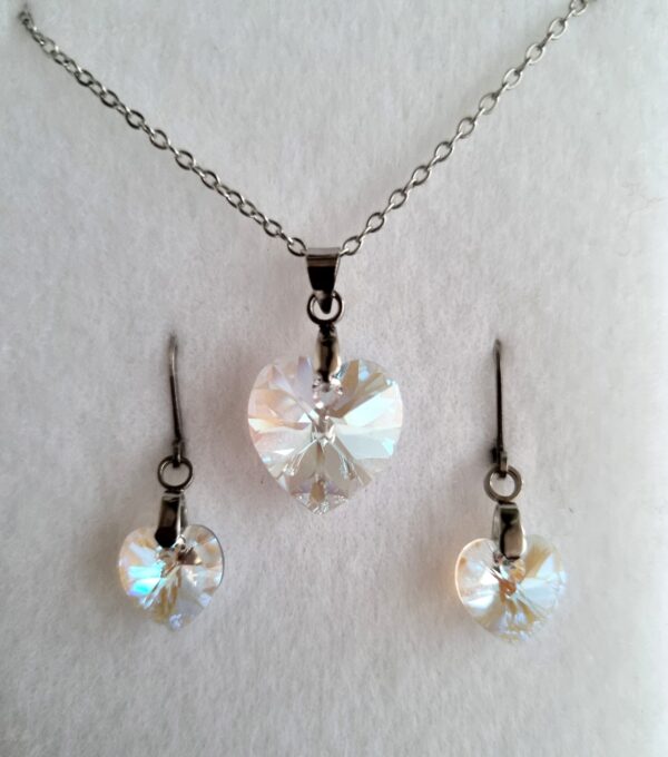 Něžná srdíčková souprava